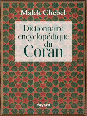 cover image of Dictionnaire encyclopédique du Coran